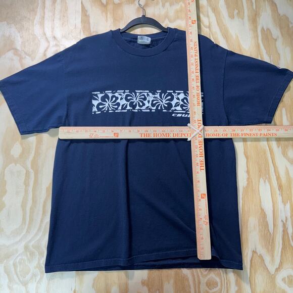 Vintage Y2K CSULB California university 1990s floral t-shirt - Picture 4 of 4